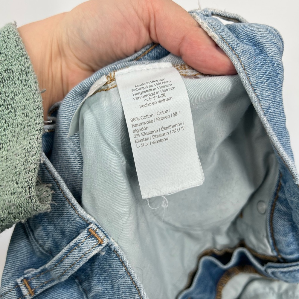 J. Crew High-Rise '90s Classic Straight Jeans in Honeydew Wash - Picture 8 of 9